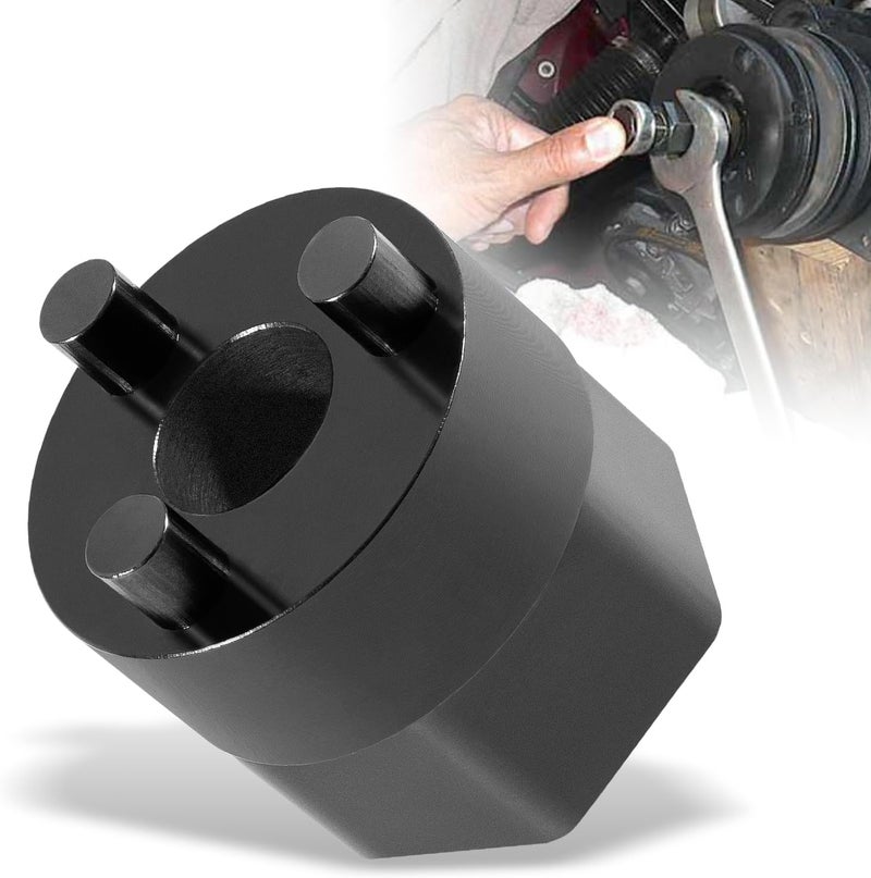 Deargooday A/C Compressor Clutch Hub Remover Tool No Impact Wrench Needed for Drive Hub of Denso Clutchless Compressors 5SE09C 5SE12C 5SEL12C 5SL12C 6SEL14C 6SEL16C 6SEU14C 6SEU16C 7SEU16C 7SEU17C - Image 1